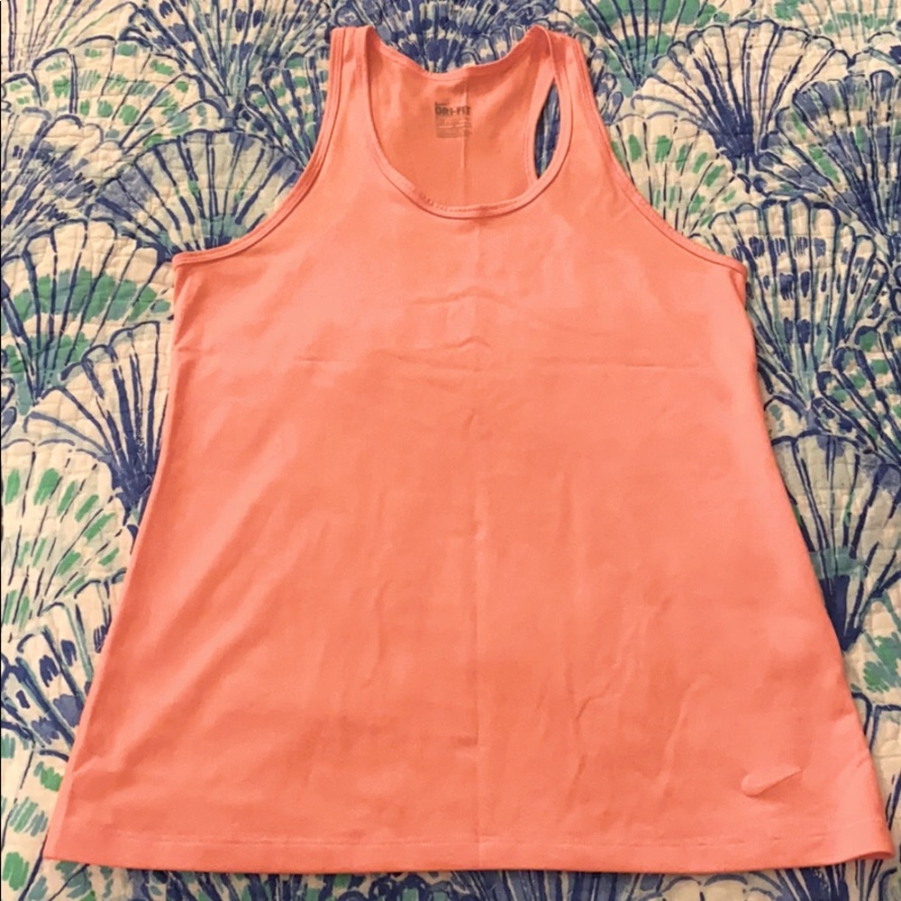 Peach Nike dri fit tank top PREFECT CONDITION